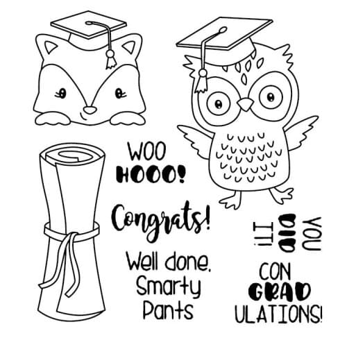 Owl transparent Clear Stamps Scrapbook Paper Craft Clear stamp scrapbooking A0586
