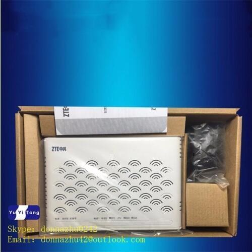 Fiber to the home ZTE ZXA10 F420 EPON ONU with 4 ethernet ports and 2 voice ports apply to FTTH modes