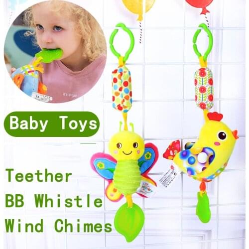 Funny Toddler Toys for Baby Rattles 0 6 12 Months Infant Bed Bell Newborn Room Decor Crib Hanging Wind Chimes Girl Doll Boy Toy