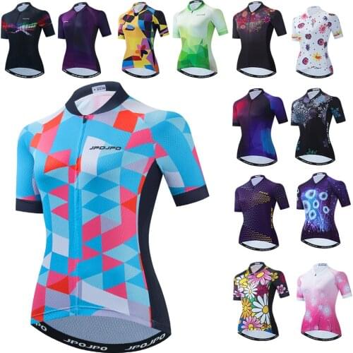 Women Cycling Jersey Summer Short Sleeve MTB Cycling Shirts Top Ropa Ciclismo Outdoor Cycle Clothing Maillot Bicycle Clothing