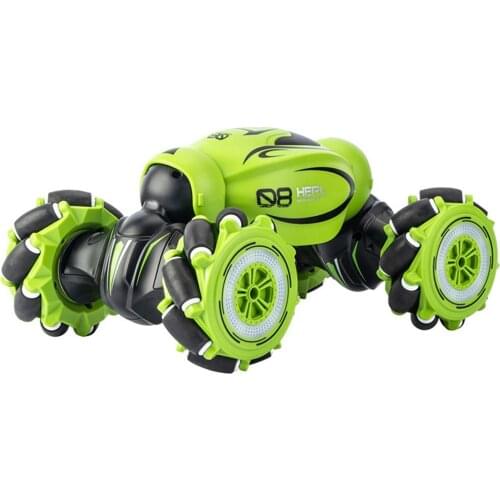 1:16 4WD Radio Gesture Induction Music Light Remote Control Twist High Speed RC Car Stunt off Road Drift Vehicle Toy D876