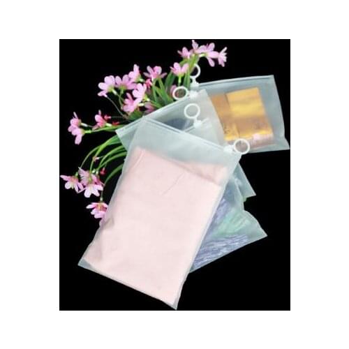 100pcs High Quality Plastic Storage Bags Cosmetic Package Pouch Underwear/Socks Packaging Bags Frosted Dustproof Bag 3 sizes