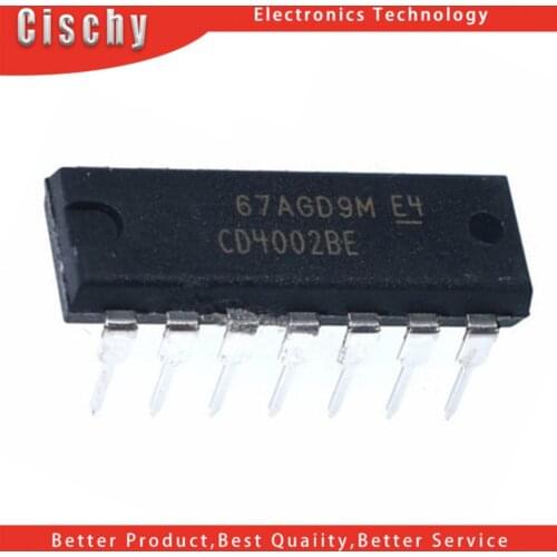 5pcs/lot CD4002BE CD4002 DIP-14 In Stock