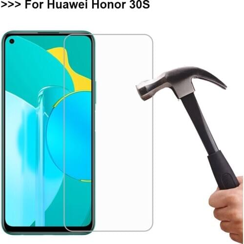 2PCS Protective Glass Screen Protector For Huawei Honor 30s Tempered Glass Film on Honor 30s 30 s China Vesion Pelicula De Vidro