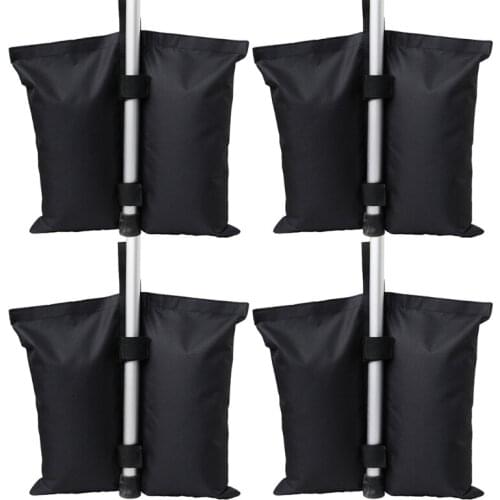 4 Pcs Weight Sand Bags for Canopy Tent Heavy Duty Weights Sandbags Set Patio Outdoor Furniture Weight Bag with Strong Industrial