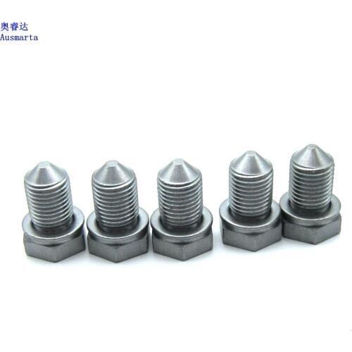 5 Pcs OEM For A3 A4 A6 TT Golf Eos Oil Drain Plug Bolt with Gasket N90813202 N91101401 N-908-132-02 N-911-014-01