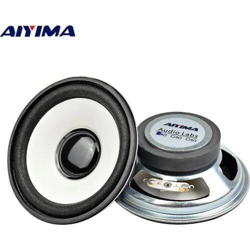 AIYIMA 2Pcs 3Inch Mini Audio Portable Speakers 4Ohm 10W DIY For Multimedia Altavoz Bluettoth Speaker Home Theater Sound System
