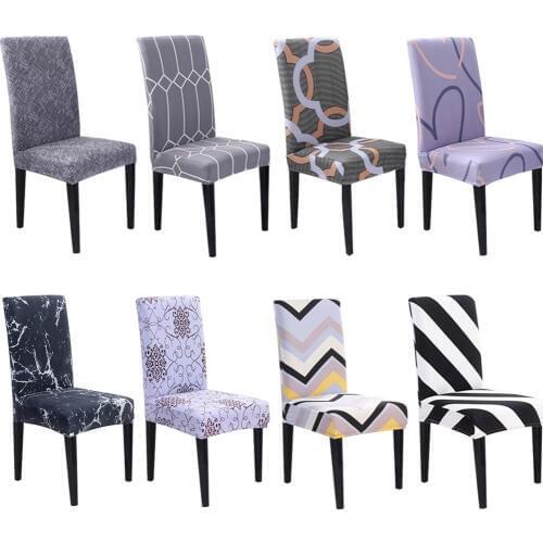 Meijuner Chair Covers Print Spandex Stretch Elastic Chair Covers Universal Multifunctional Slipcovers For Home Hotel L397