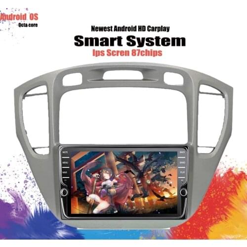 For Toyota Highlander 2000 2007 Auto Video music Player with Carplay 4G Lte Stereo gps navi monitor tape recorder HU Head Unit