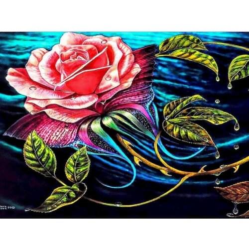 GATYZTORY Full Drill Peony DIY Diamond Painting Rhinestone Kits Flower Cross Stitch Mosaic Art Handmade Gift Home Decor