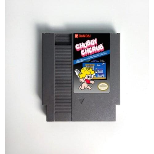 Chubby Cherub - Game Cartridge For NES Console 72 Pins 8bit