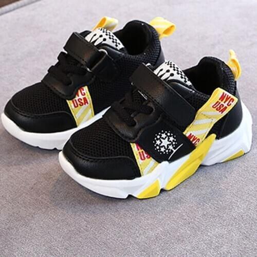 2019 autumn baby sneakers girls childrens net shoes breathable mesh casual shoes soft bottom baby toddler shoes