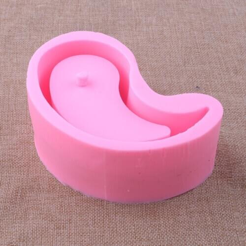 LETAOSK Tai Chi Gossip Symbol Flower Pot with Drainage Hole Molds for Epoxy Resin Concrete Cement Succulent Planter Bonsai