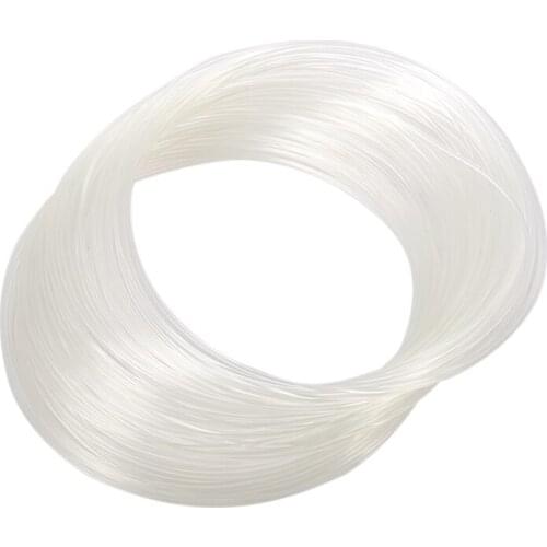 Hot-Fisherman Monofilament Fluorocarbon Fishing Leader Line 1.2mm Dimeter white