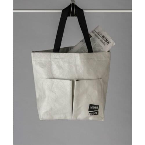 Women Handbags Unisex Tyvek Paper Totes Multi-Bag Large Capacity Commuter Large Shoulder Bag Waterproof Environmentally Friendly