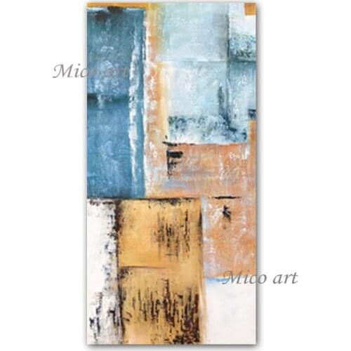 Newest Abstract Simple Canvas Wall Art Handmade Oil Painting Wall Art Pieces Living Room Decoration Unframed Artwork Paintings