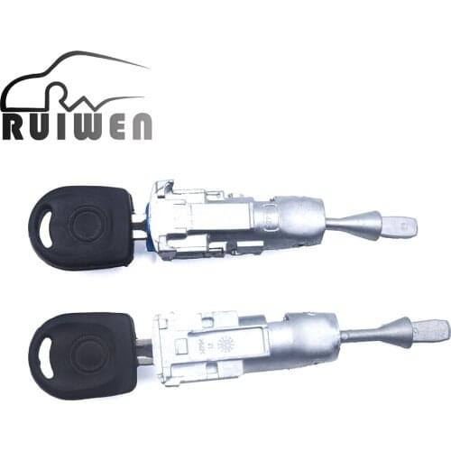 New Car Door Lock Barrel Cylinder With Key for VW Golf Mk6 Mk7 Jetta 2006-2014 1K5837168B 1K5837168C 5C6800375