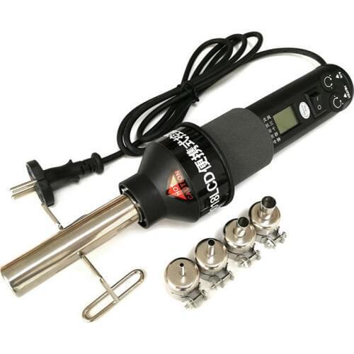 450W Adjustable Electronic Heat Hot Air Gun EU/US 8018 LCD Desoldering Soldering Station IC SMD BGA + 4pcs Hair Dryer Nozzle