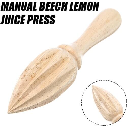 Hand Press Wooden Lemon Squeezer Lemon Lime Juicer Gadget Portable Practical Fruits Tool Small