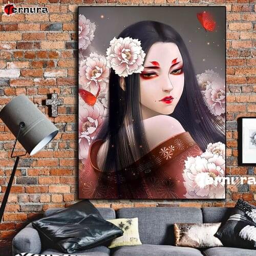 Cross Stitch Japanese woman actor 5d Diy Diamond Painting Diamond Embroidery Full Diamond home art decoration Needlework Mosaic