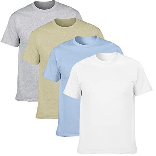2020 solid color T-shirt cotton casual
