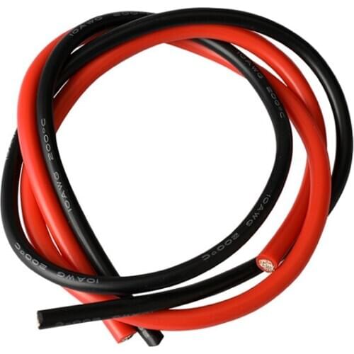 1meter Red+1meter Black 14# 14 AWG 14AWG Heatproof Soft Silicone Silica Gel Wire Connect Cable For RC Model Battery Part