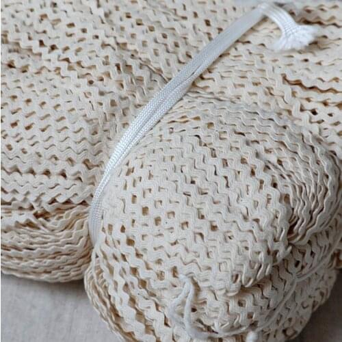 10 Meters Diy Handmade Patchwork 100% Cotton Material Cotton Lace Ribbon Beige Cotton Lace Trim 9mm Width