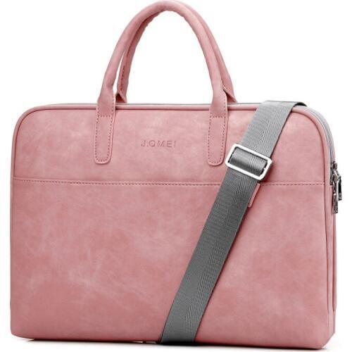 13 14 15.6 Inch Waterproof PU handbag for MacBook Lenovo Dell HP Asus Women Men Computer Bag 15.6 Notebook Sleeve Cover Case