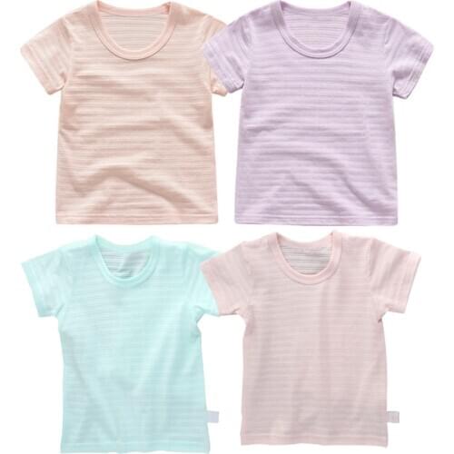 2pcs/lot Baby Boys Girls Clothing Set Summer Short Sleeve Cartoon Cotton Infant Newborn Clothes 2020 New T-shirts