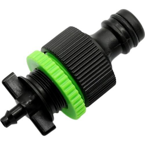 1/2 Inch To 3/4 Inch Internal Thread Quick Connectors With Barbed 1/2" External Thread Connectors Garden Irrigation Fitting 3Pcs