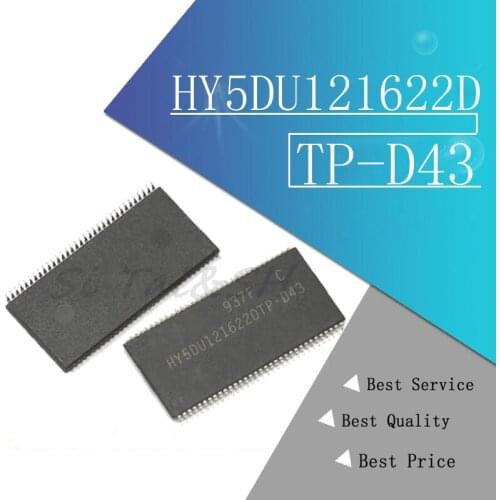 1pcs HY5DU121622DTP-D43 DDR64M HY5DU121622 16-bit Routing