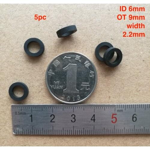 5pcs 6x9x2.2mm Rubber ring Buffer Shock absorption pad Waterproof ring for cassette deck audio player