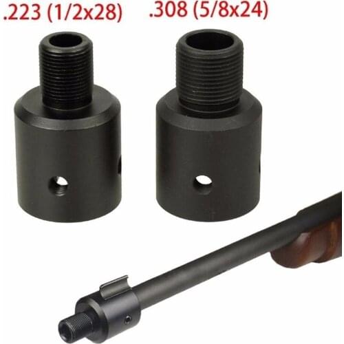 10/22 Threaded Tube Adapter Muzzle Brake Adapter 1/2-28 5/8-24 Threaded Tube Adapter Pump Accessories