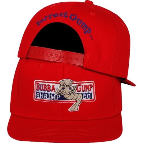 BUBBA GUMP Cap SHRIMP CO Truck Baseball Cap Men Women Sport Summer Snapback Cap Hat Forrest Gump Adjustable Hat