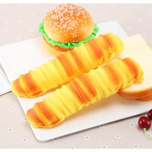 Artificial bread fake food squishy cake Simulation Model Soft PU Bread 1 pcs Fake Cake Bakery Photography props Decor Soft Bread