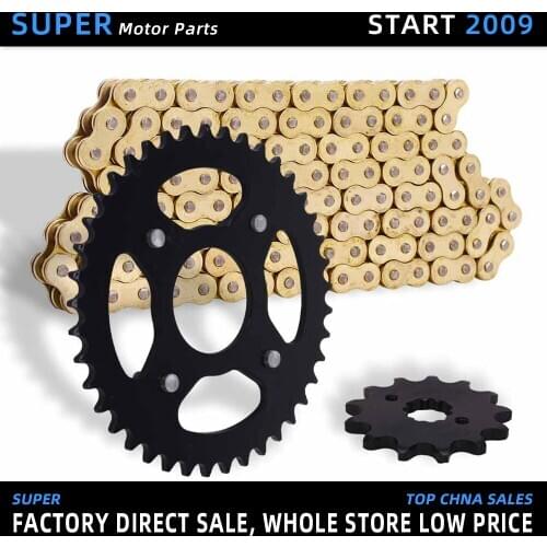 A Set Motorcycle Accessories sprocket DID O Ring Chain Add Front And Rear Gear Sprocket Chain Disc Wheel Kit For Honda AX-1 250
