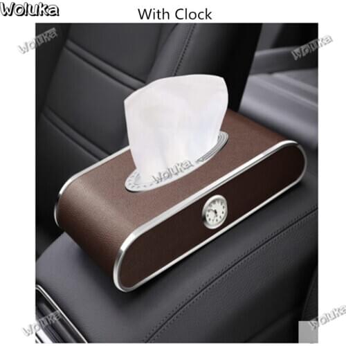 Vehicle-mounted tissue box creative hanging in-car multi-function articles napkin tissue box CD50 Q06