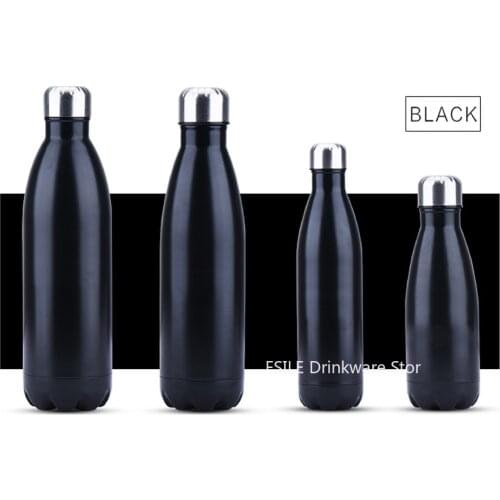 350/500/750/1000ml Double-wall Creative BPA free Water Bottle Stainless Steel Beer Tea Coffee Portable Sport Vacuum thermos