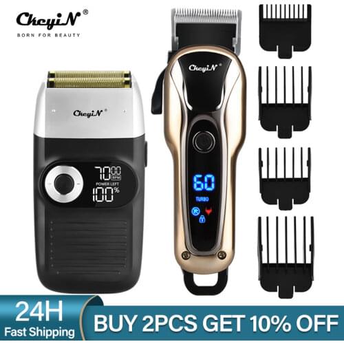 Professional Barber Hair Clipper Men Rechargeable Electric Blad Head Shaver Beard Nose Body Trimmer Razor Shaving Cutter Machine