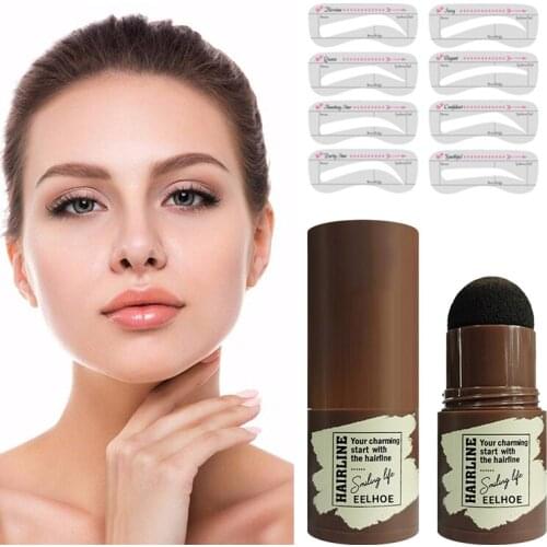 Quick Eyebrow Print Set Lazy Eyebrow Styling Natural Quick Eyebrow Makeup Waterproof Long-lasting Eyebrow Cosmetics TSLM1