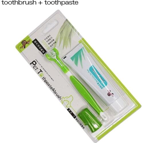 Multi-angle Pet Toothbrush Kit With Soft Dog Finger Toothbrush Pet Cleaning Tooth Dog Cat Dental Care ToothBrushes Set for Pets