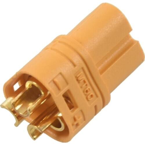 WSFS Hot 5 Pairs MT60 3.5mm 3-wire 3-pole Connector Plug Set for RC ESC to Motor 5 Male Connectors & 5 Female Connectors