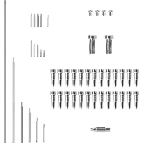 49Pcs/Set Tenor Sax Saxophone Repair Parts Wind Instrument Repair Tool Kit Screw Threaded Rod Conical Nail Saxophone Accessories