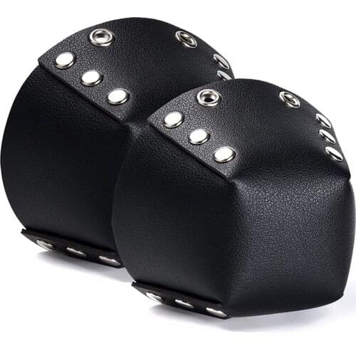 1 Pair Roller Skate Toe Guards PU Roller Skating Toe Protectors for Roller Skates with Removable Toe Stops