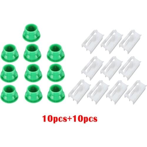 20Pcs Moulding Clip Auto For BMW E36 E46 E90 Green+White Panel Side Sill Kit