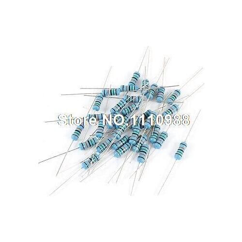 30 x Axial Lead Colored Ring Metal Film Resistor Resistance 150K Ohm 1W +/-1