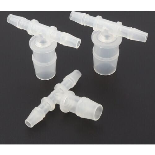 5pcs/lot 6mm To 4-20mm PP Reducing Tee Connectors Aquarium Tank Pagoda Hose Joints Air Pump Aerator Drip Irrigation Fittings