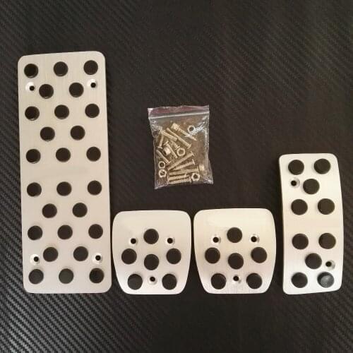 TTCR-II Accessories For Subaru Forester Outback Legacy XV Tribeca Auto Manual AT MT Pedal Sticker Cover Styling Plate Pads