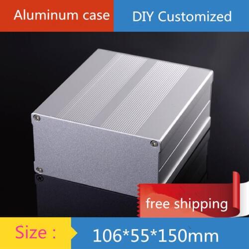 KYYSLB Mini CASE 108*26*70mm Aluminum Amplifier Chassis Electronics Instrument Housing Power Shell AMP Enclosure Case DIY Box