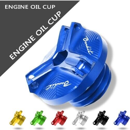 BANDIT 600 1995-2004 Motorcycle BANDIT 650 2005-2016 Fixed Engine Oil CUP Cover Screw Reservoir Cup For SUZUKI BANDIT 1996-2007